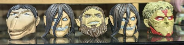 Cabezas titanes Attack on titan