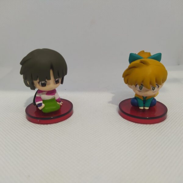 Inuyasha sentados base roja